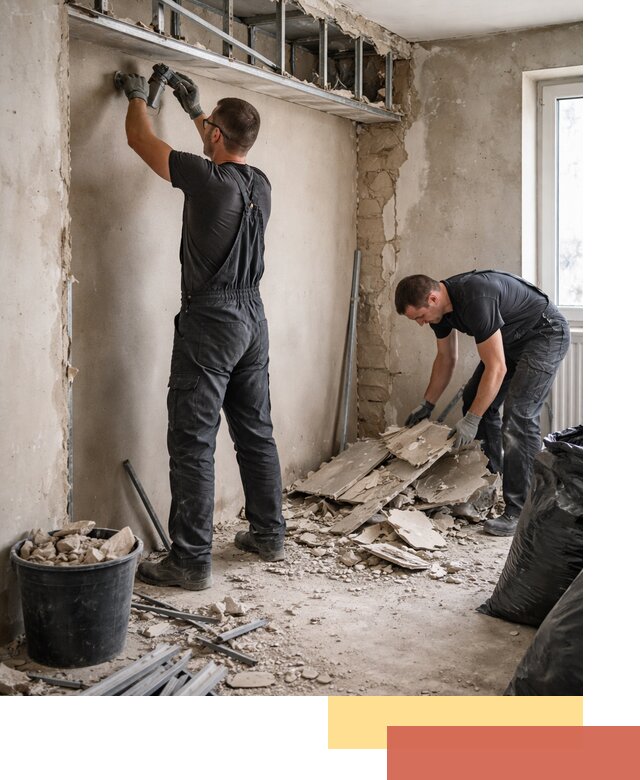 Демонтаж короба из гипсокартона в Борисоглебске быстро и аккуратно