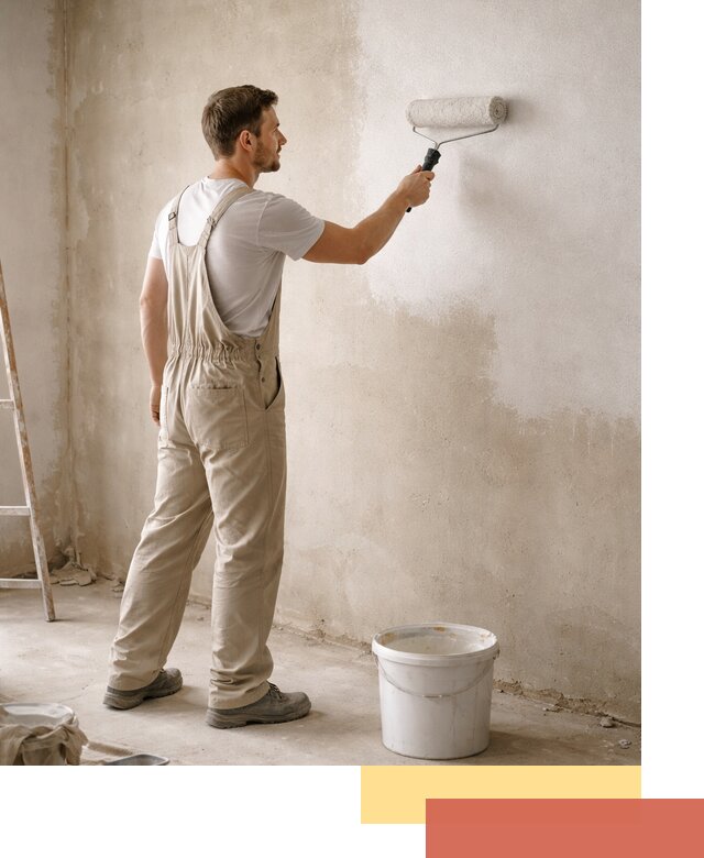 Грунтовка стен под отделку в Борисоглебске профессиональным раствором