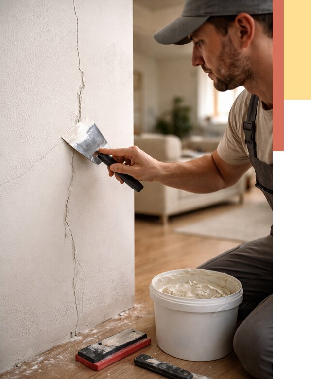 Заделка трещин и сколов в Борисоглебске от 2549 руб. — быстро и недорого | ОТДЕЛОЧНИК-Брс