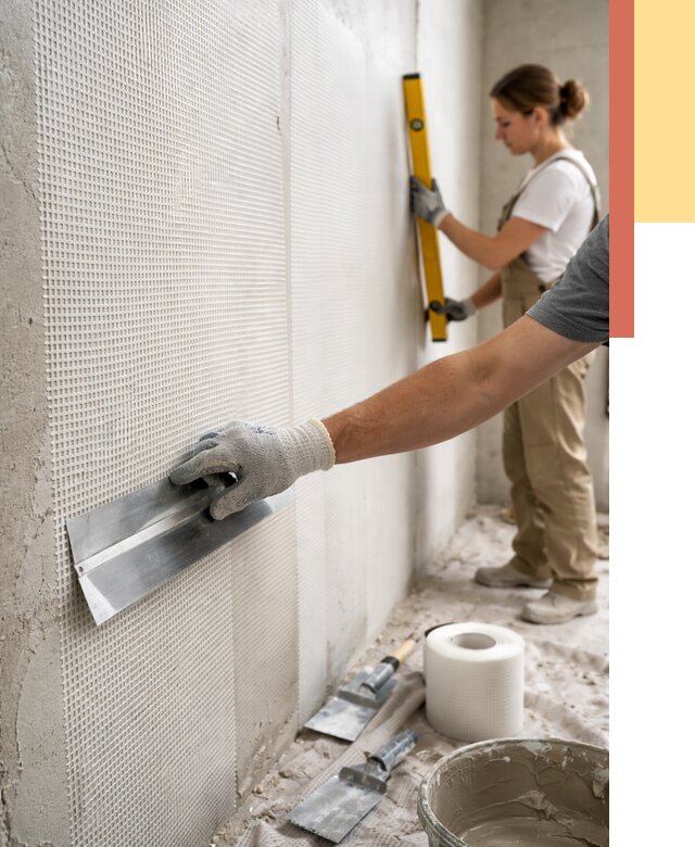 Армирование стен стеклосеткой в Борисоглебске от 3329 руб. под ключ | ОТДЕЛОЧНИК-Брс