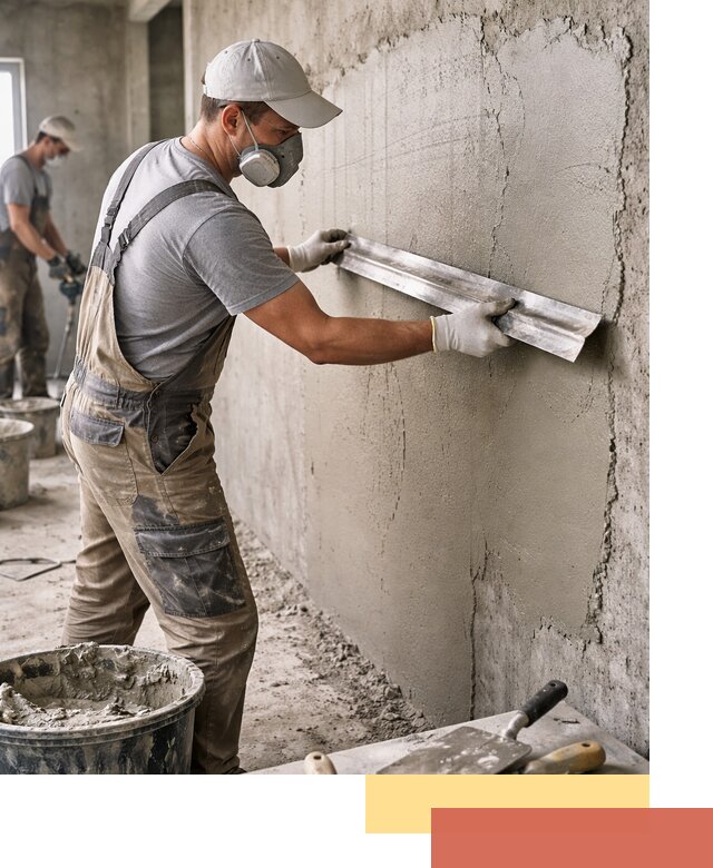 Штукатурка бетонных стен в Борисоглебске качественно и долговечно