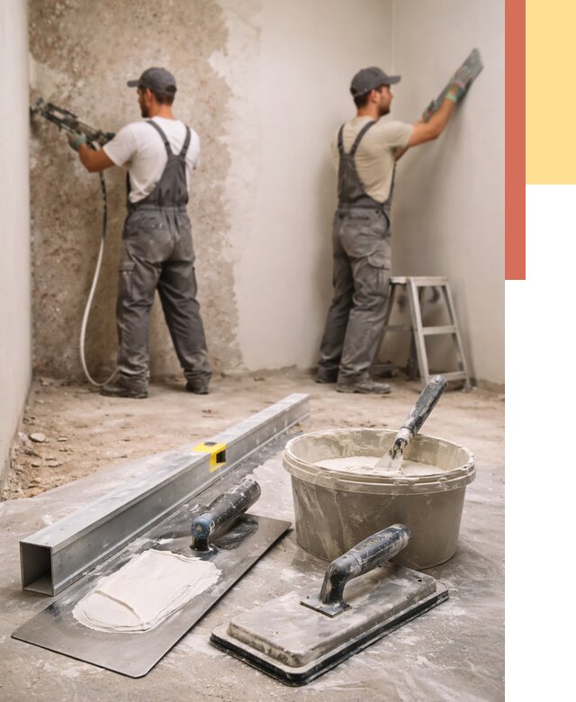 Штукатурка стен под обои в Борисоглебске от 4682 руб./м2 — выравнивание под обои | ОТДЕЛОЧНИК-Брс