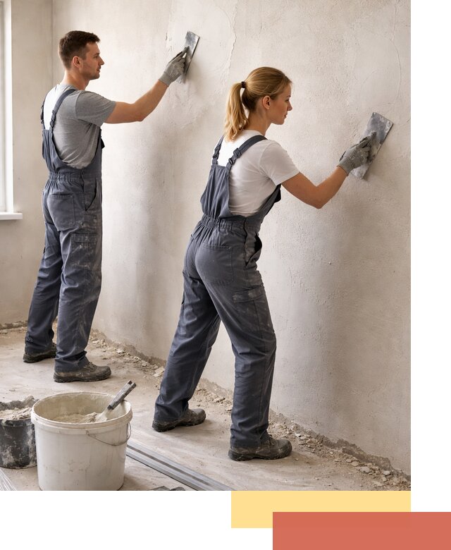 Штукатурка стен под обои в Борисоглебске профессионально и быстро