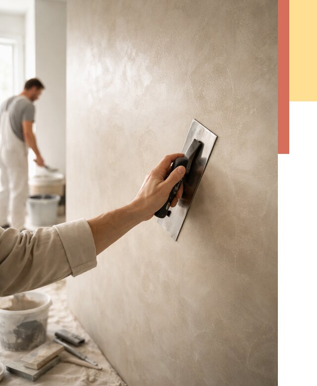 Венецианская штукатурка в Борисоглебске от 3641 руб/м² — нанесение стен под ключ | ОТДЕЛОЧНИК-Брс