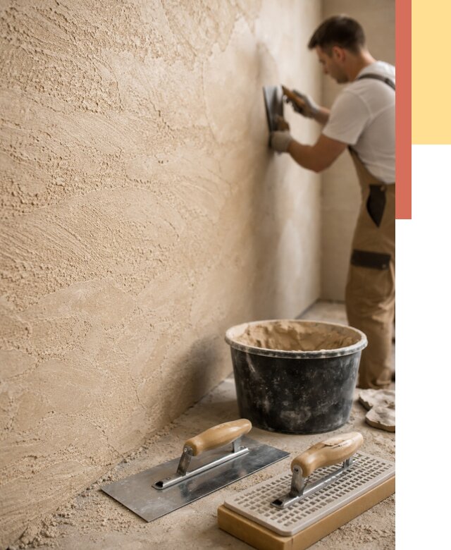 Декоративная штукатурка травертин в Борисоглебске от 1873 руб/м2 — качественно и недорого | ОТДЕЛОЧНИК-Брс