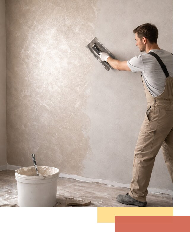 Декоративная штукатурка «Мокрый шелк» под ключ в Борисоглебске