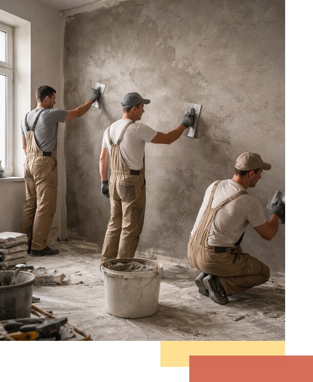 Декоративная штукатурка под бетон в Борисоглебске для стен и потолков