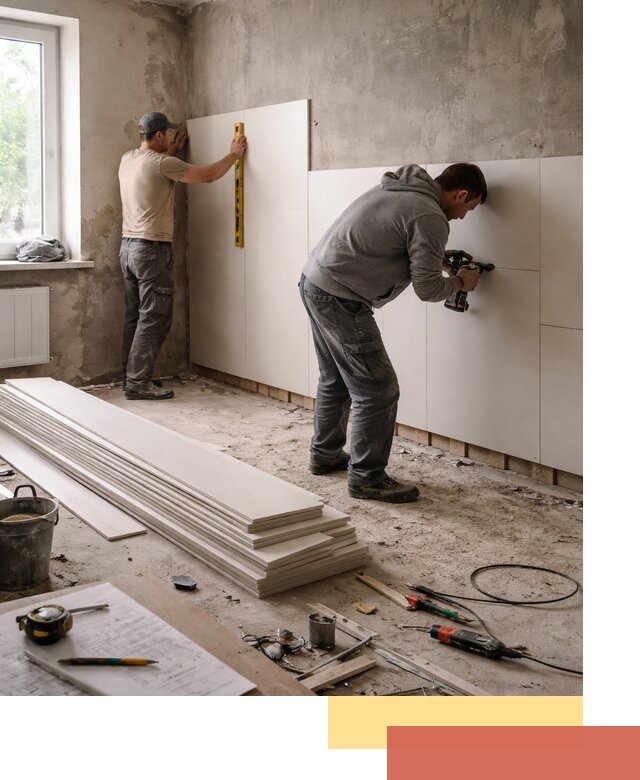 Монтаж ПВХ панелей на стены в Борисоглебске качественно и быстро