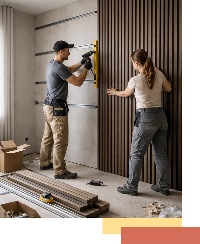 Монтаж реечных панелей на стены в Борисоглебске