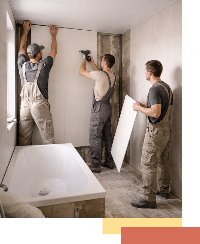 Отделка ванной панели ПВХ профессионально в Борисоглебске