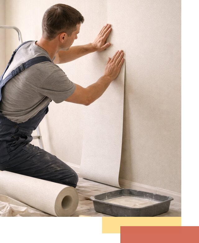 Поклейка флизелиновых обоев в Борисоглебске качественно и быстро