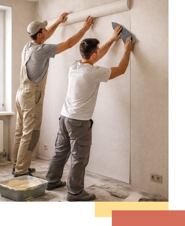 Поклейка виниловых обоев в Борисоглебске профессионально и качественно