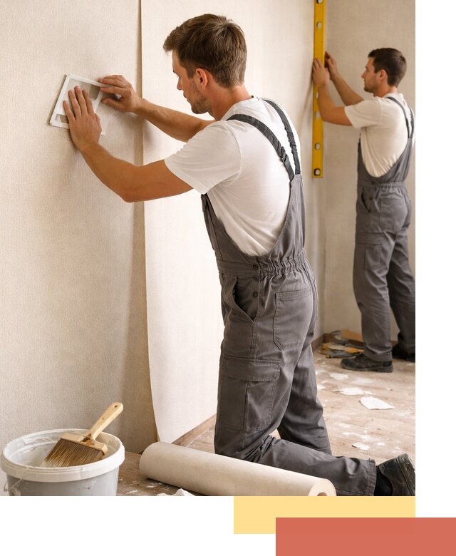 Поклейка бумажных обоев в Борисоглебске качественно и недорого