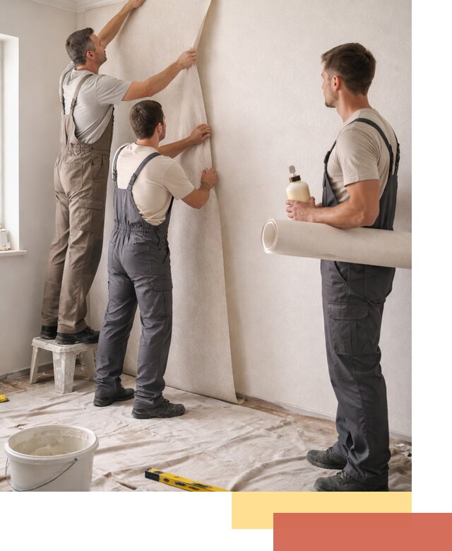 Оклейка стен обоями в Борисоглебске — качественно и профессионально