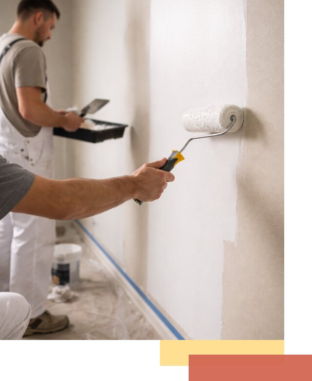 Покраска стен акриловой краской профессионально в Борисоглебске