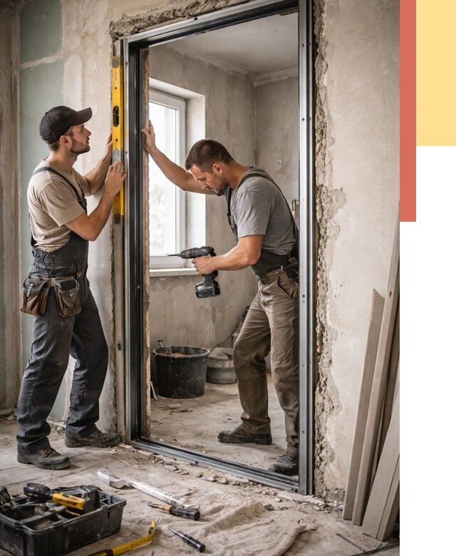 Закладка дверного проема в Борисоглебске от 3641 руб. — быстро и недорого | ОТДЕЛОЧНИК-Брс