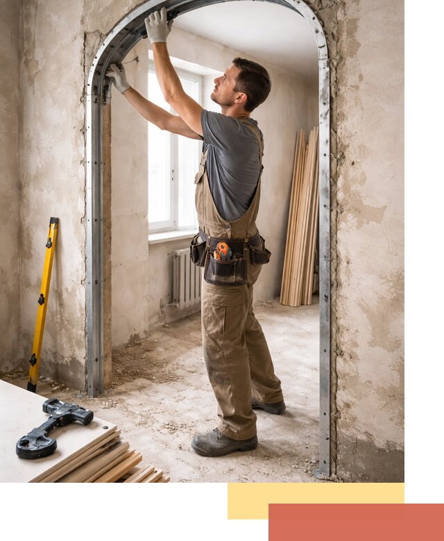 Устройство арочного проема в Борисоглебске под ключ