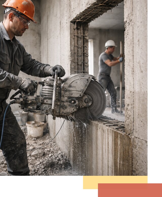 Алмазная резка проемов в Борисоглебске быстро и точно