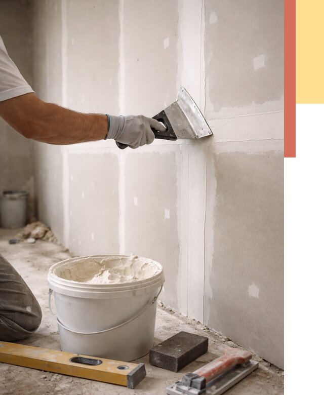 Шпаклевка перегородок из гипсокартона в Борисоглебске от 2601 руб. — услуги ОТДЕЛОЧНИК-Брс