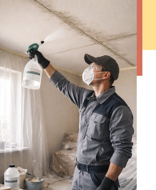 Антисептическая обработка потолка в Борисоглебске от 2601 руб. | ОТДЕЛОЧНИК-Брс