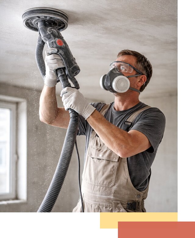 Шлифовка потолка в Борисоглебске — качественная подготовка под отделку