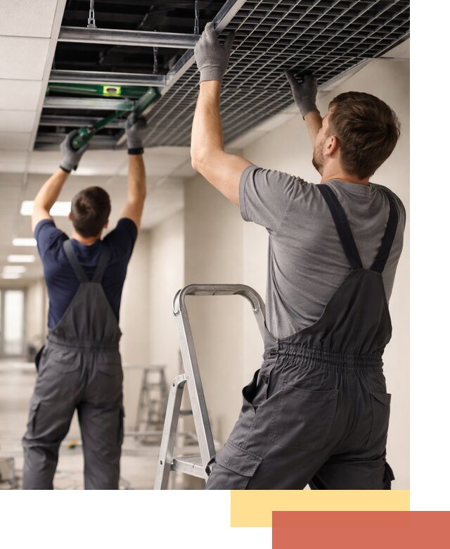 Монтаж потолка Грильято в Борисоглебске: установка под ключ качественно