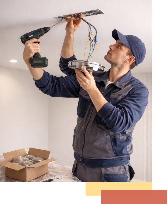 Установка люстры в натяжной потолок в Борисоглебске