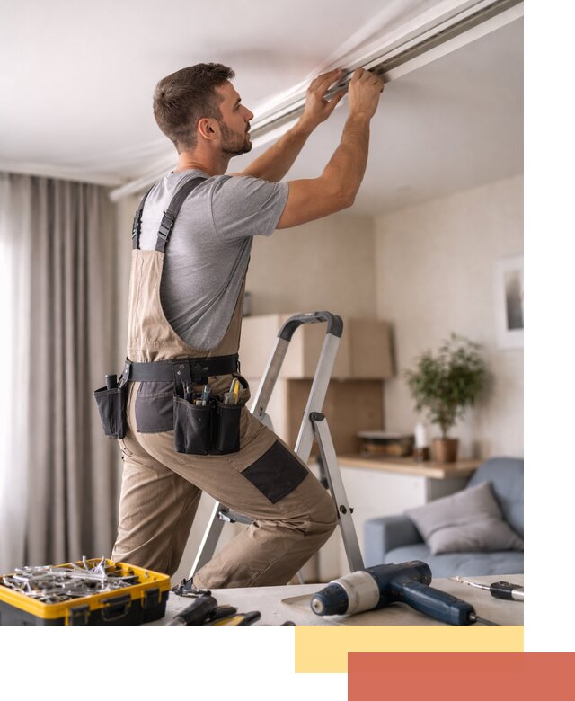 Ремонт натяжных потолков в Борисоглебске — качественно и оперативно