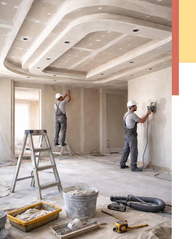 Многоуровневый потолок из гипсокартона в Борисоглебске от 780 руб. под ключ | ОТДЕЛОЧНИК-Брс