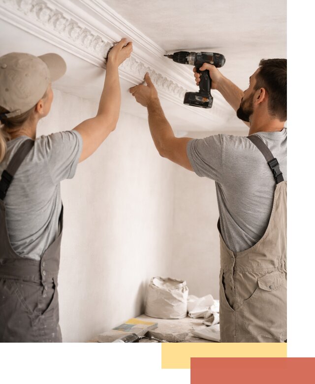 Профессиональный монтаж лепнины на потолок в Борисоглебске