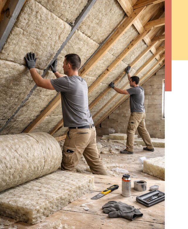 Утепление потолка минватой в Борисоглебске от 1509 руб. — быстро и недорого | ОТДЕЛОЧНИК-Брс