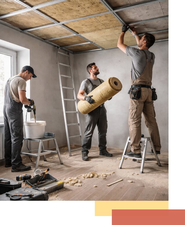 Шумоизоляция потолка в Борисоглебске: профессиональный монтаж и отделка