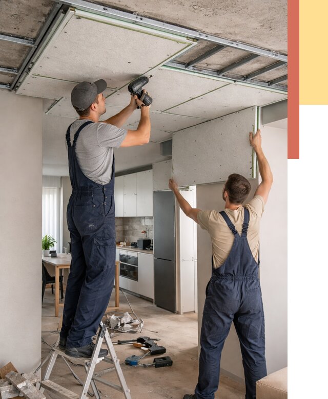 Шумоизоляция потолка панелями зипс в Борисоглебске от 1925 руб. под ключ | ОТДЕЛОЧНИК-Брс